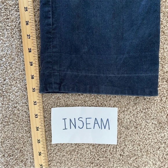 Polo Ralph Lauren Stretch Classic Fit Straight Corduroy Pants Sz 38x32 Navy - Picture 10 of 10